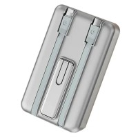 Павербанк (Power Bank) WiWU Wi-P056, 10000 mAh, Серебряный
