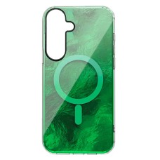 Чохол Samsung S721 Galaxy S24 FE, Shiny Mountain, MagSafe, Зелений