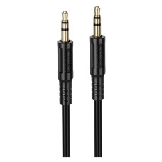 Кабель AUX Borofone BL25 Nice, 3,5 мм., 1.0 м., Чорний