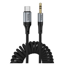 Кабель AUX Hoco UPA33B Nuevo, Type-C, 1.5 м., Черный