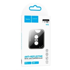 Захисне скло на камеру Apple iPhone 17, Hoco V13, Чорний