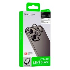 Захисне скло на камеру Apple iPhone 17 Air, Hoco V14, Чорний