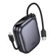 Павербанк (Power Bank) Hoco Q49 Peak, 10000 mAh, Серый