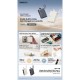 Повербанк (Power Bank) Remax RPP-86 Wingle, 10000 mAh, Сірий