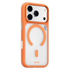 Чехол Apple iPhone 17 Pro Max, Blueo Frosted Heat Dissipation Stand, MagSafe, Оранжевый
