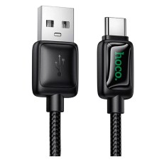 USB кабель Hoco U146 Mundo, Type-C, 1.2 м., Чорний