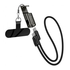 USB кабель Hoco X126 Experto, Type-C, 0.35 м., Чорний