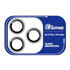 Захисне скло на камеру Apple iPhone 17 Pro, iPhone 17 Pro Max, Blueo Sapphire, Срібний