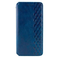 Чехол-книжка Xiaomi Redmi 15, GETMAN Cubic, Синий
