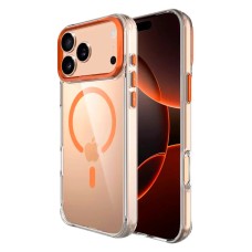 Чохол Apple iPhone 17 Pro Max, Space Apex, Papaya, MagSafe, Помаранчевий