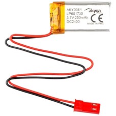 Акумулятор універсальний для гаджетів, 250 mAh, 6,0 x 17 x 30 мм.