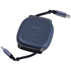 USB кабель Toocki, Type-C, 1.0 м., Чорний