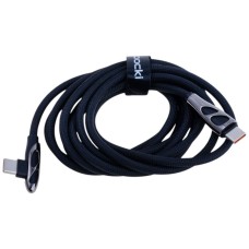 USB кабель Toocki, Type-C, 2.0 м., Чорний