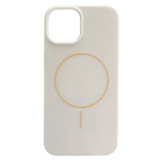 Чехол Apple iPhone 15, Air Beats, MagSafe, Белый
