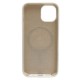 Чехол Apple iPhone 15, Air Beats, MagSafe, Белый