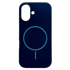 Чохол Apple iPhone 17, Air Beats, Dark Blue, MagSafe, Синій