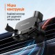 Автотримач СolorWay Gravity Mechanical Car Mount CW-CHG18-BK, Чорний