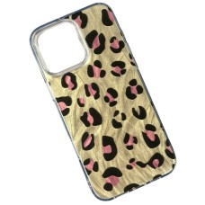 Чохол Apple iPhone 15 Pro Max, Nacre Print Desing, Gold Leopard, Малюнок