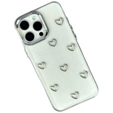 Чохол Apple iPhone 16e, Shiny Crystal Colored Bow, Hearts, Малюнок