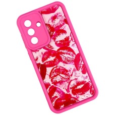 Чохол Xiaomi Poco C75, Redmi 14C, Redmi A4, Shock Sides Resistant, Pink Lips, Малюнок