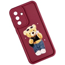 Чохол Xiaomi Poco C75, Redmi 14C, Redmi A4, Shock Sides Resistant, Teddy Bear, Малюнок