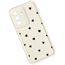 Чохол Xiaomi Poco M6 Pro, Redmi Note 13 Pro, Redmi Note 14S, Shock Sides Resistant, Black Hearts, Малюнок