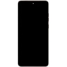 Дисплей Motorola Moto G86, Moto G86 Power, (Original), з сенсором, з рамкою, Фіолетовий