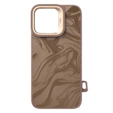 Чехол Apple iPhone 16 Pro, Kajsa Glamorous Fluid Art, MagSafe, Desert Gold, Золотой