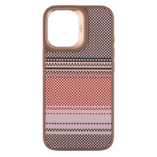 Чехол Apple iPhone 17, Kajsa Resort Gradient Stripe, MagSafe, Desert Gold, Золотой