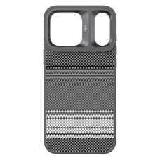 Чехол Apple iPhone 17 Pro Max, Kajsa Resort Gradient Stripe, MagSafe, Серый