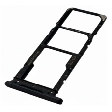 Слот SIM-карти (лоток) ZTE Blade A75, з роз'ємом карти пам'яті, Чорний
