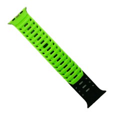 Ремінець Apple Watch 42, Watch 44, Mountain Armor, Black-Green, Чорний