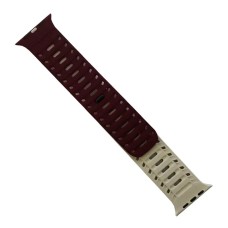 Ремінець Apple Watch 42, Watch 44, Mountain Armor, Starlight-Wine Red, Бежевий