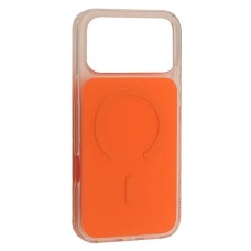 Чохол Apple iPhone 17 Pro, Clear Color, MagSafe, Помаранчевий