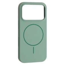 Чохол Apple iPhone 17 Pro, Air Beats, Light Cyan, MagSafe, Зелений