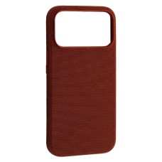 Чохол Apple iPhone 17 Pro, TechWoven, Sienna, MagSafe, Бордовий