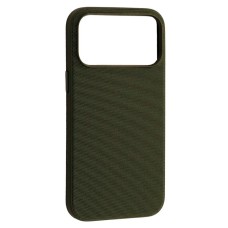 Чохол Apple iPhone 17 Pro, TechWoven, MagSafe, Зелений