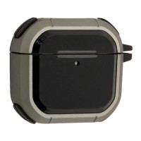 Чехол Apple AirPods 3, Bodyguard, Black-Green, Зеленый