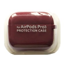 Чехол Apple AirPods Pro 3, Silicone Classic Case, Marsala, Бордовый