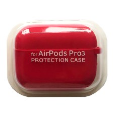 Чехол Apple AirPods Pro 3, Silicone Classic Case, Rose Red, Розовый