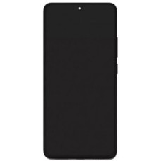 Дисплей Xiaomi Poco X7 Pro, (High quality), з сенсором, з рамкою, Чорний