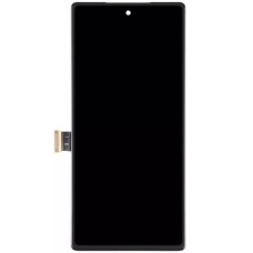 Дисплей Google Pixel 6, (High quality), з сенсором, з рамкою, Чорний