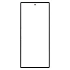Корпусне скло дисплея Samsung F966 Z Fold 7 5G, Чорний