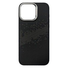 Чохол Apple iPhone 15 Pro, Carbonite, MagSafe, Срібний