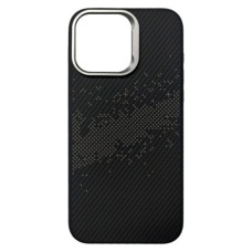Чохол Apple iPhone 16 Pro, Carbonite, MagSafe, Срібний
