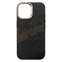 Чехол Apple iPhone 17, Carbonite, MagSafe, Золотой