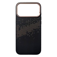 Чохол Apple iPhone 17 Pro, Carbonite, MagSafe, Золотий