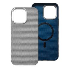 Чохол Apple iPhone 15, Piblue Carbon Glacier, Titan-Grey, MagSafe, Сірий