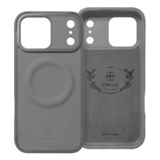 Чохол Apple iPhone 17 Pro, Piblue Magentic Carbon, Titan-Grey, MagSafe, Сірий