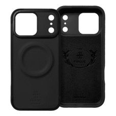 Чохол Apple iPhone 17 Pro Max, Piblue Magentic Carbon, MagSafe, Чорний